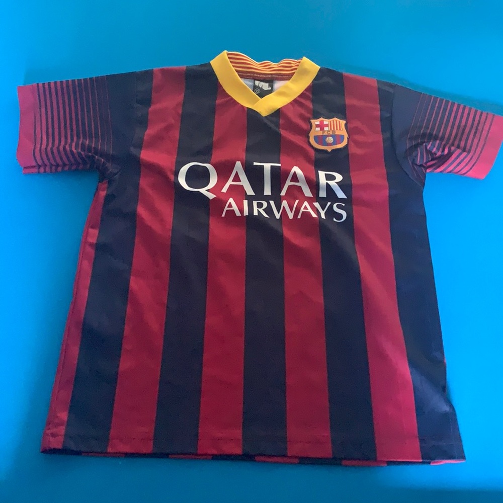 Barcelona jersey (#12 on back)